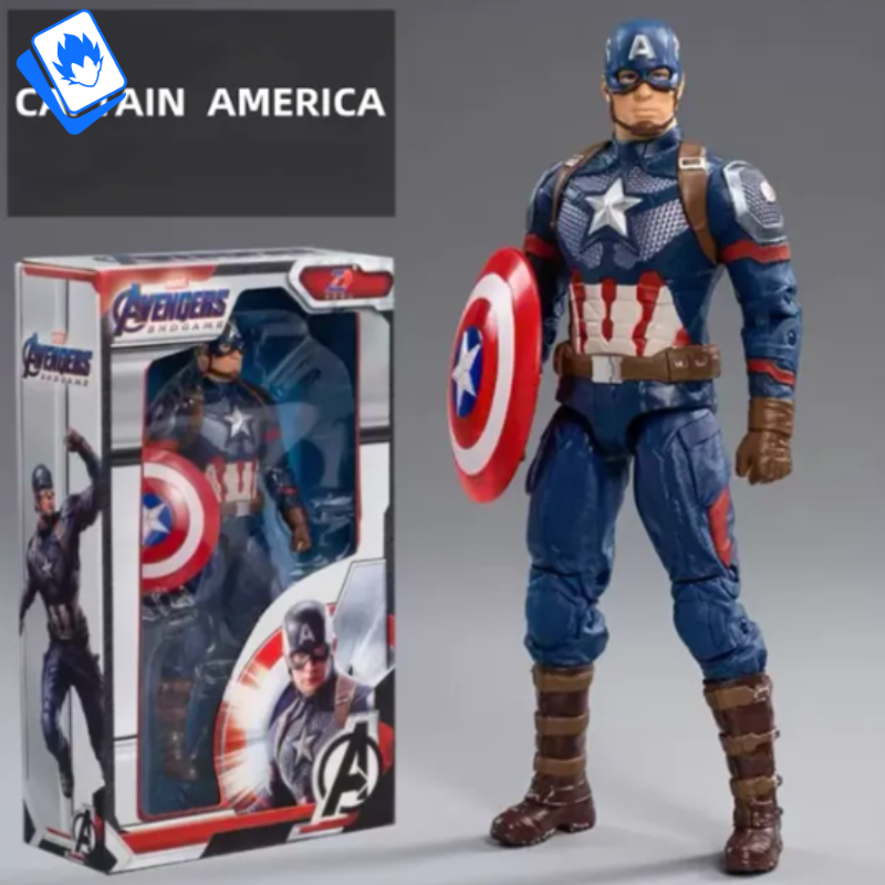 Action Figure Captain America 33 Cm – Lancia Scudi Con Suoni E Frasi In Inglese – Avengers Endgame - 2