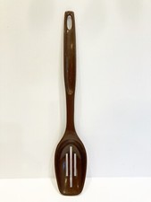 Vintage Foley Slotted Spoon Brown Plastic Made in USA