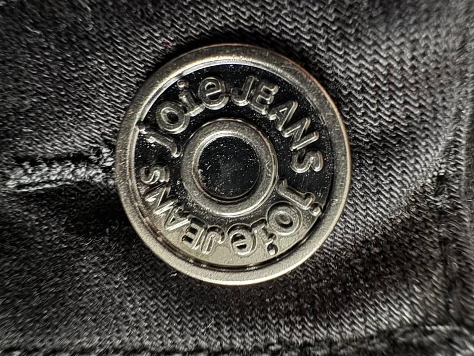 Pantalones de mezclilla cargo Joie negros con cremallera calce contemporáneo nuevos con etiquetas - para mujer talla 12 ~ 32x27 Foto 2 de 4