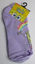 New Womens Size 4-10 Nickelodeon SpongeBob SquarePants 1 Pair Socks