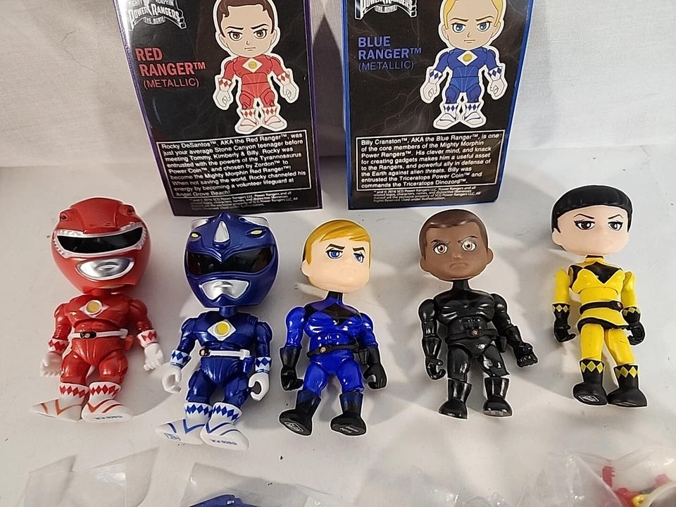 Loyal Subjects Saban Mighty Morphin Power Rangers Movie Mini-Figure Lot 5 Rare - Image 3 of 4