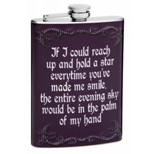 8oz "Hold a Star" Hip Flask