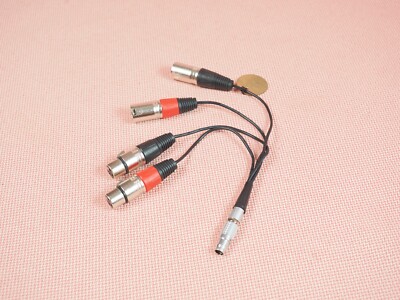 Atomos LEMO to XLR Breakout Cable with 48V Phantom Mic Power