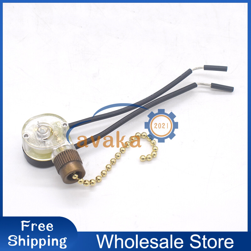 Qoo　1207 Pull Chain Ceiling Fan Light Switch ZE-119 For Hunter Harbor