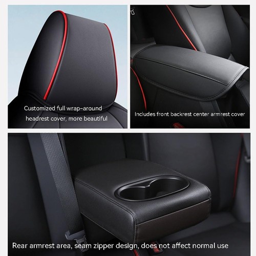 Custom Fit RAV4 Car Seat Cover for Select Toyota RAV4 2021-2024 Prime SE,XSE ... - Picture 6 of 7