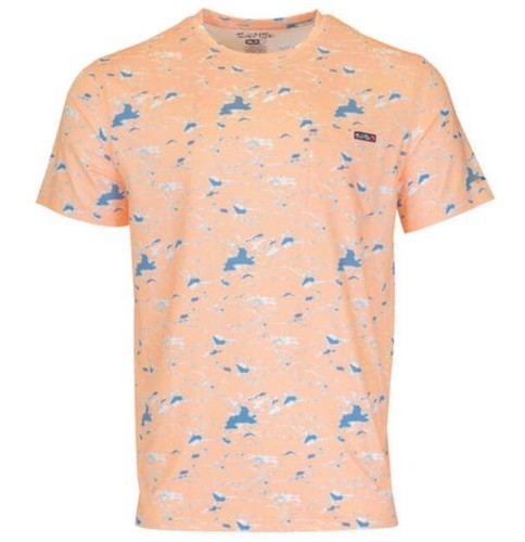 T-shirt Pêche Salt Life UVAPOR - Homme - Vert Sauge - Taille S - Protection UV