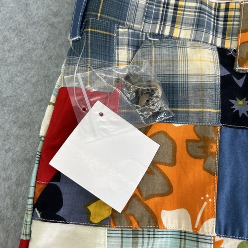 NWT LoudMouth Size 32 Tropical Golf Shorts Hawaiian Patchwork Colorful Madras - Picture 13 of 14