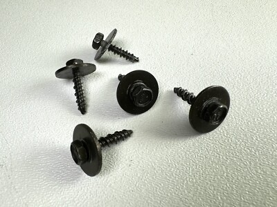 #ad 99 06 GM Truck Lot Of 5 Interior Screws 7mm 7 8” Long Big Washer Dash Door Screw $14.99