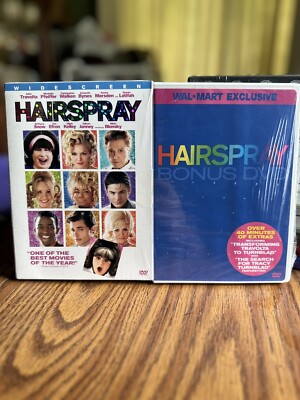 Hairspray and Bonus DVD Walmart Exclusive (Brand New DVD) UNOPENED