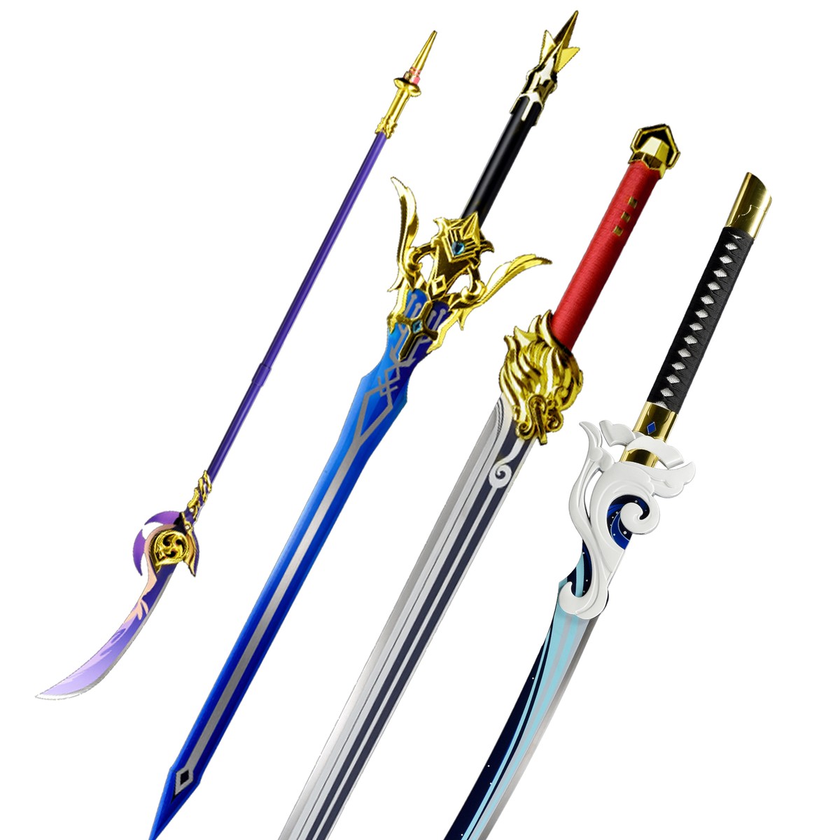 Game Fantacy GENSHIN IMPACT ANIME SWORD Metal Cosplay Weapon - New