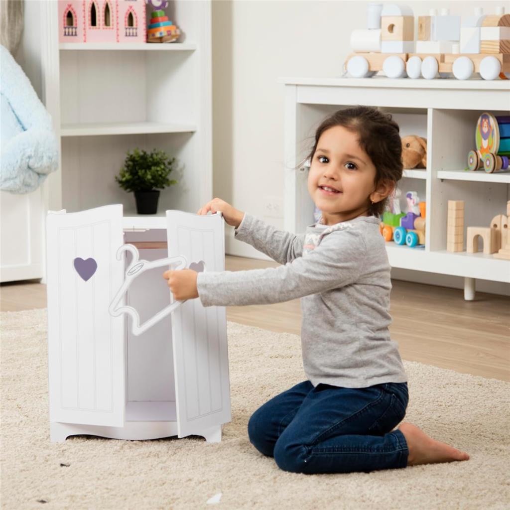 Melissa and Doug Mine to Love Play Armoire for Dolls | eBay