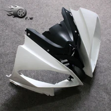 For Yamaha YZF R6 2008-2016 YZF-R6 09 10 Upper Front Fairing Cowl Nose Unpainted