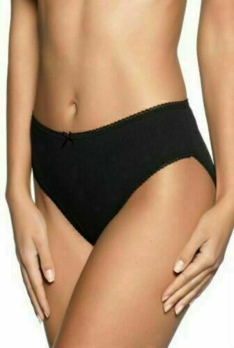 6er-Pack Damen-Slips Maxi, 100 % Baumwolle voller Komfort Passform Unterwäsche, Größe 10-24 - Bild 5 von 6
