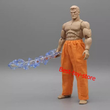 Espada Samurai Rapier escala 1/12 efectos de fuego modelo de arma para figura de acción de 6""
