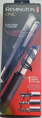 Remington Multi-styler One Flat Hair Iron + Curler curling wand