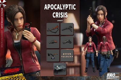 In Stock BROTOYS LR007 Resident Evil 1/12 RPD Officer Claire 6'' Action Figure
