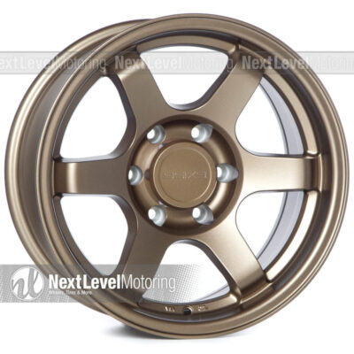 9SIX9 SIX-1 TRUCK 17x8.5 6x139.7 -10 MATTE BRONZE TE37 STYLE WHEEL FITS TACOMA