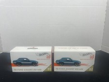New Hot Wheels ID ‘70 Ford Escort RS1600 2019 Series 1 & Limited Run - LOT OF 2