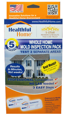 Healthful Home Whole Home Inspection Kit (tests for 3 separate areas)