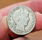 1903-S   Barber Half Dollar  G+