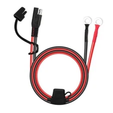 2PCS SAE Extension Cable, 16AWG SAE Battery Connector, Ring Terminal 16AWG-2PCS