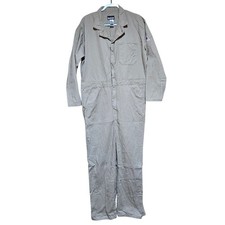 Bulwark Protective Apparel Coveralls Men 46RG Tan FR 10.6 ATPV Cotton Workwear