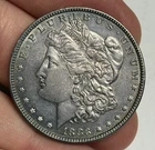Toned XF 1883-P Morgan Silver Dollar, Extra Fine $1 Coin
