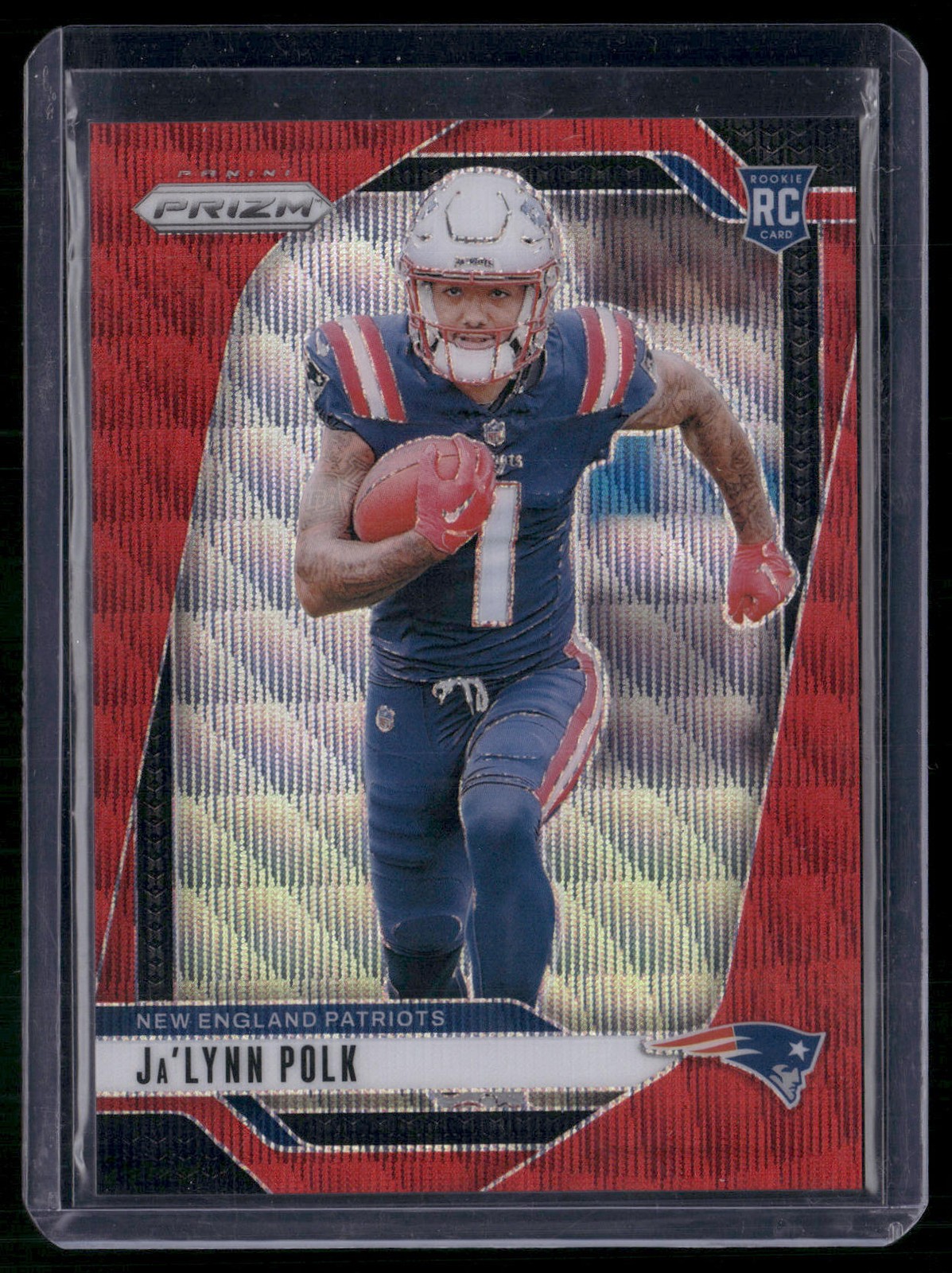 2024 Panini Prizm #339 Ja'Lynn Polk Red Wave #/149