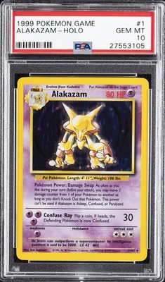 Alakazam #1 from Base Set ((1999)) – Pokémon card