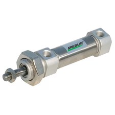 Speedaire Cd85f8-10-B Air Cylinder, 8 Mm Bore, 10 Mm Stroke, Iso Double Acting,