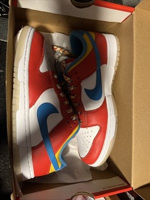 Nike Dunk Low QS x LeBron James 'Fruity Pebbles' Sneakers Size 7