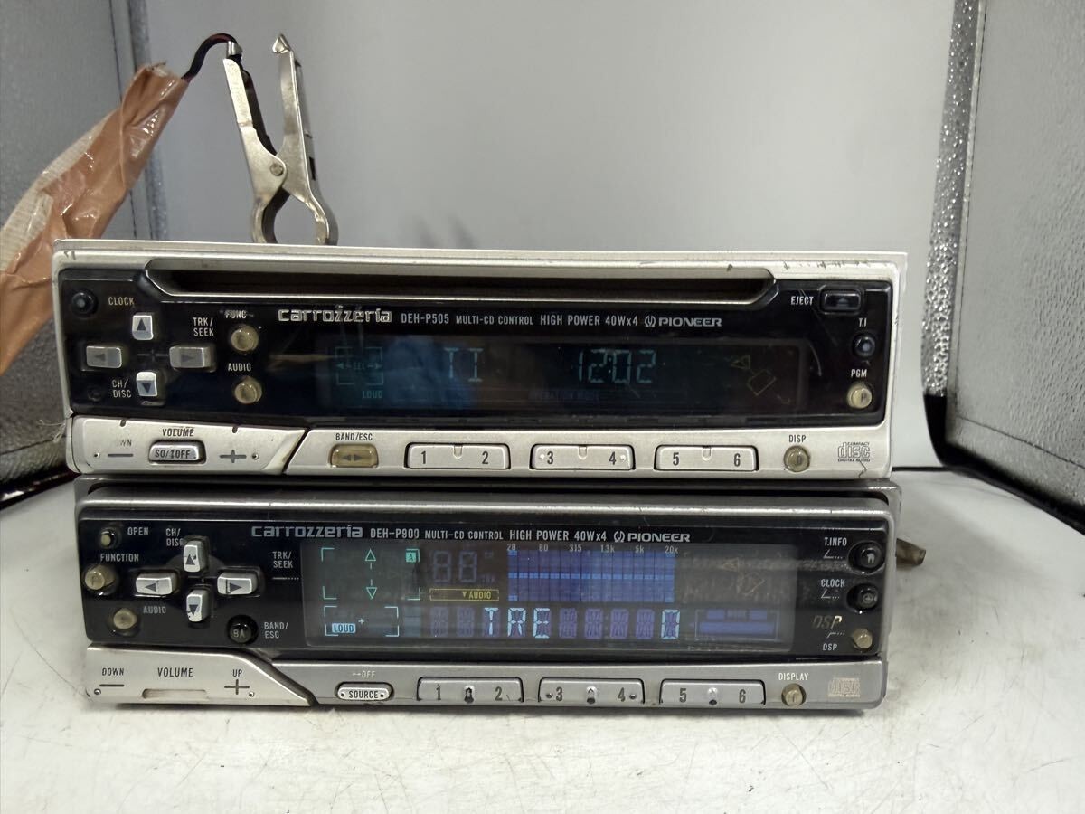 Pioneer DEH-P500 ヘッドユニット Pioneer Carrozzeria DEH-P900 DEH-P505 CD Deck Set Tested Japan | eBay