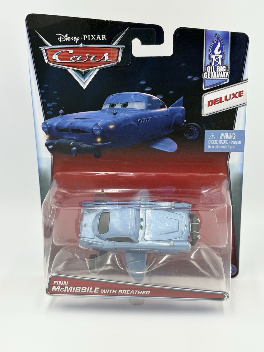 Rare Disney Pixar Cars Deluxe Oil Rig Getaway 6/8 Finn McMissile