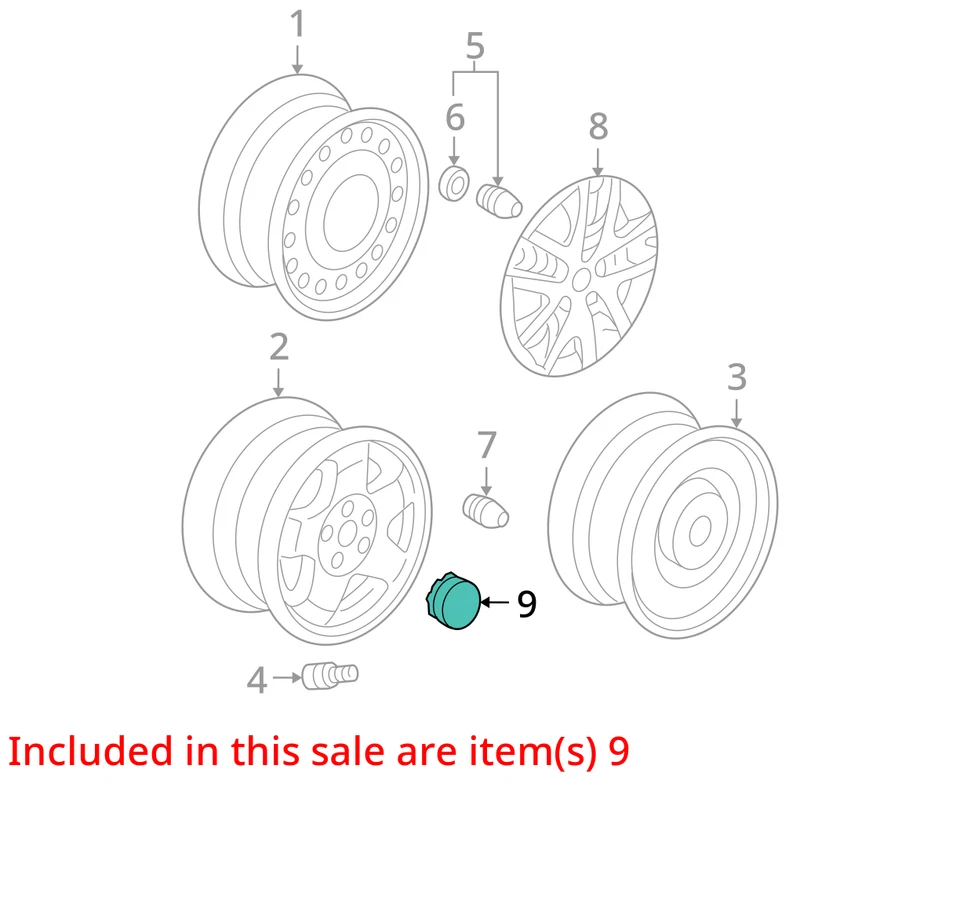 Tapa central 44732-SHJ-A80 Honda Odyssey 2007 nuevo OEM Foto 3 de 4