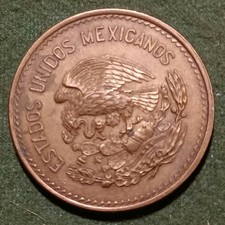 1954 20Centavos Mexican Coin.Circulated,Nice Condition,Gret World Coin Free Ship