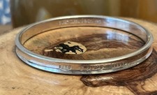 Tiffany & Co. 1837 Concave Oval Bangle / Bracelet In 925 Sterling Silver