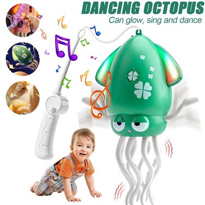 Electric Dancing Octopus Toy,mit LED-Lichtern und Musik für ab 3 Jahren Geschenk
