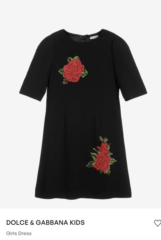 Dolce & Gabbana D&G Girls Dress Size 6