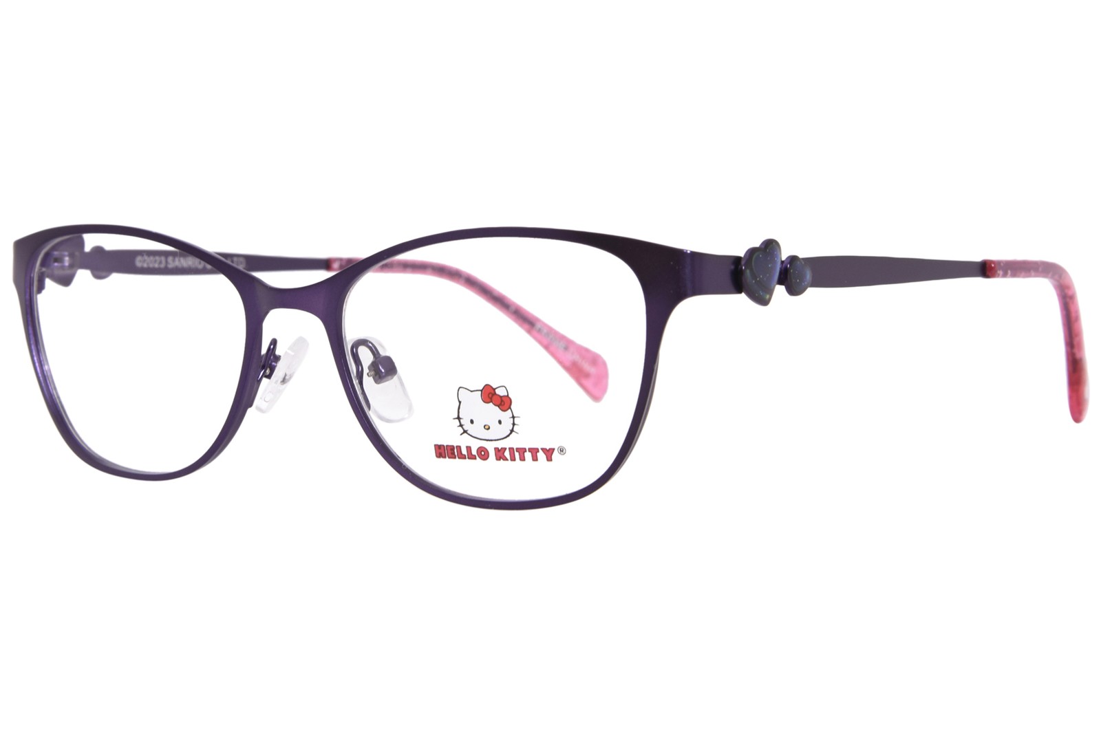 Оправа для очков Hello Kitty HK370-1 Молодежная Детская матово-фиолетовая с полной оправой 49 мм 14790₽