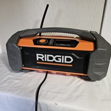 Ridgid Jobsite Radio R84087 Corded/ Cordless With Bluetooth Radio Only Tested