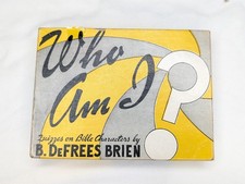 Vintage Who Am I Quizzes On Bible Characters, 1942 - B DeFREES Brien