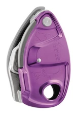 Violet Outdoor Recreation Belay Device With Cam Assisted Blocking And Anti Panic