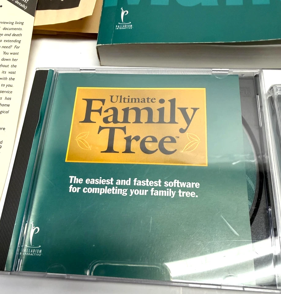 VINTAGE Ultimate Family Tree software with Manual - Image 4 of 4
