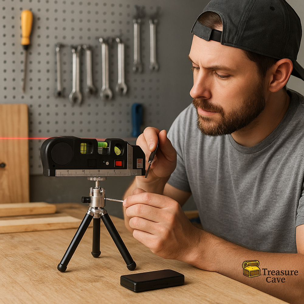 Laser Level with Tripod | Multipurpose Line Level Tool for DIY & Home Projects