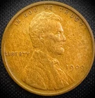 1909-P VDB Lincoln Wheat Cent Penny AU About Uncirculated First Year Of Type #9