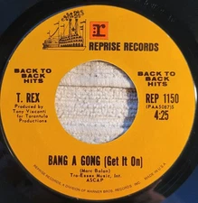 T. Rex "Bang A Gong (Get It On) / Telegram Sam" VG+ reissue