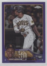 2023 Topps Chrome Update Purple Refractor 214/250 Jose Azocar José #USC6 qa6