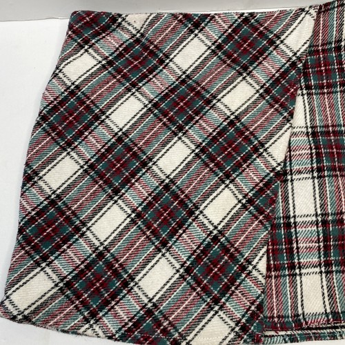 So Made in India Skirt Youth Large 10/12 Mini Skirt Plaid Y2k Schoolgirl Preppy - Picture 2 of 17