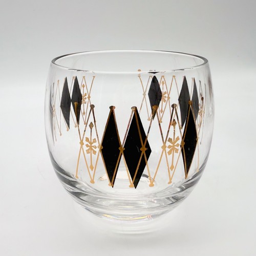 8-Bundes MCM Harlekin Schwarz Gold ATOMIC Diamant Roly Poly Old Fashion Brille - Bild 4 von 8