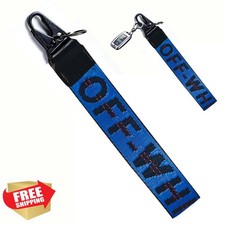 GCHSSS Fabric Wrist Strap Car Keychain Blue